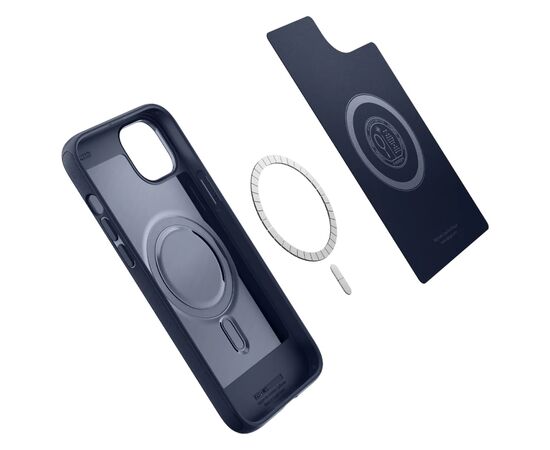 Чехол для моб. телефона Spigen Apple Iphone 14 Mag Armor MagFit, Navy Blue (ACS05066), изображение 6 Чехол для моб. телефона Spigen Apple Iphone 14 Mag Armor MagFit, Navy Blue (ACS05066), изображение 6