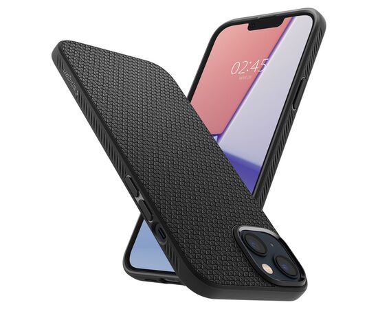 Чехол для моб. телефона Spigen Apple iPhone 14 Plus Liquid Air, Matte Black (ACS04891), изображение 5