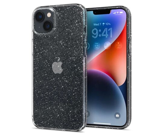 Чехол для моб. телефона Spigen Apple Iphone 14 Plus Liquid Crystal Glitter, Crystal Quartz (ACS04888), изображение 2