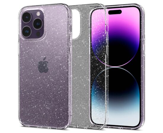 Чехол для моб. телефона Spigen Apple Iphone 14 Pro Liquid Crystal Glitter, Rose Quartz (ACS04955), изображение 3