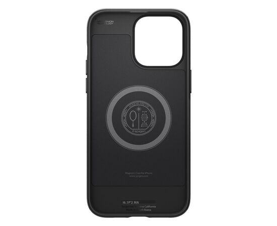 Чехол для моб. телефона Spigen Apple Iphone 14 Pro Mag Armor MagFit, Matte Black (ACS04989), изображение 5 Чехол для моб. телефона Spigen Apple Iphone 14 Pro Mag Armor MagFit, Matte Black (ACS04989), изображение 5