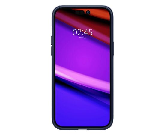 Чехол для моб. телефона Spigen Apple Iphone 14 Pro Mag Armor MagFit, Navy Blue (ACS04990), изображение 4 Чехол для моб. телефона Spigen Apple Iphone 14 Pro Mag Armor MagFit, Navy Blue (ACS04990), изображение 4