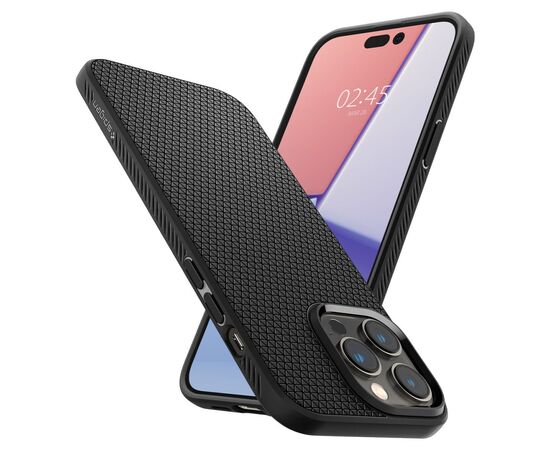 Чехол для моб. телефона Spigen Apple iPhone 14 Pro Max Liquid Air, Matte Black (ACS04813), изображение 3