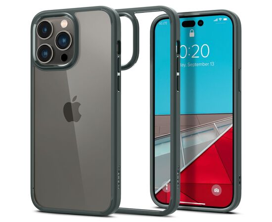 Чехол для моб. телефона Spigen Apple iPhone 14 Pro Max Ultra Hybrid, Abyss Green (ACS04821), изображение 4