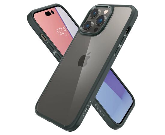 Чехол для моб. телефона Spigen Apple Iphone 14 Pro Ultra Hybrid, Abyss Green (ACS04966), изображение 2 Чехол для моб. телефона Spigen Apple Iphone 14 Pro Ultra Hybrid, Abyss Green (ACS04966), изображение 2