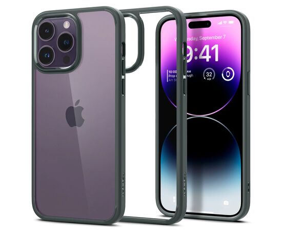 Чехол для моб. телефона Spigen Apple Iphone 14 Pro Ultra Hybrid, Abyss Green (ACS04966)