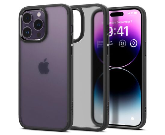 Чехол для моб. телефона Spigen Apple Iphone 14 Pro Ultra Hybrid, Frost Black (ACS04968)