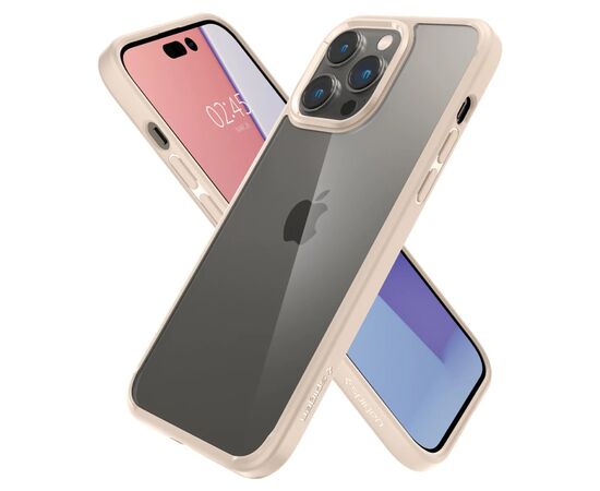 Чехол для моб. телефона Spigen Apple Iphone 14 Pro Ultra Hybrid, Sand Beige (ACS04963), изображение 2 Чехол для моб. телефона Spigen Apple Iphone 14 Pro Ultra Hybrid, Sand Beige (ACS04963), изображение 2