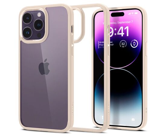 Чехол для моб. телефона Spigen Apple Iphone 14 Pro Ultra Hybrid, Sand Beige (ACS04963)