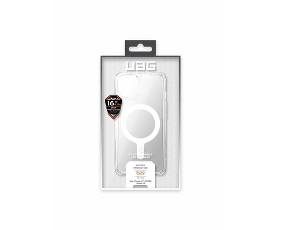 Чехол для моб. телефона Uag Apple iPhone 14 Plyo Magsafe, Ice (114068114343), изображение 10