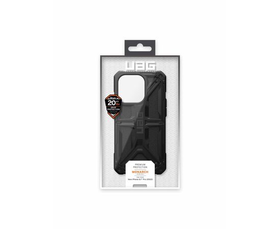 Чохол до моб. телефона Uag Apple iPhone 14 Pro Monarch, Black (114034114040), зображення 10