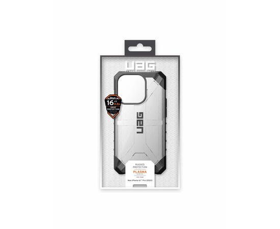 Чохол до моб. телефона Uag Apple iPhone 14 Pro Plasma, Ice (114066114343), зображення 10 Чохол до моб. телефона Uag Apple iPhone 14 Pro Plasma, Ice (114066114343), зображення 10
