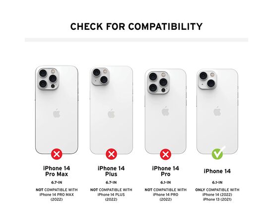 Чехол для моб. телефона Uag Apple iPhone 14Pathfinder Magsafe, Lilac (114052114646), изображение 7 Чехол для моб. телефона Uag Apple iPhone 14Pathfinder Magsafe, Lilac (114052114646), изображение 7