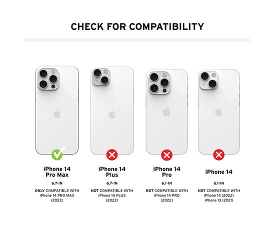 Чохол до моб. телефона Uag Apple iPhone 14Pro Max Pathfinder Magsafe, Dark Earth (114055118182), зображення 7 Чохол до моб. телефона Uag Apple iPhone 14Pro Max Pathfinder Magsafe, Dark Earth (114055118182), зображення 7