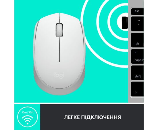 Мышка Logitech M171 White (910-006867), изображение 6 Мышка Logitech M171 White (910-006867), изображение 6