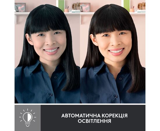 Веб-камера Logitech Brio 300 FHD Graphite (960-001436), изображение 3 Веб-камера Logitech Brio 300 FHD Graphite (960-001436), изображение 3