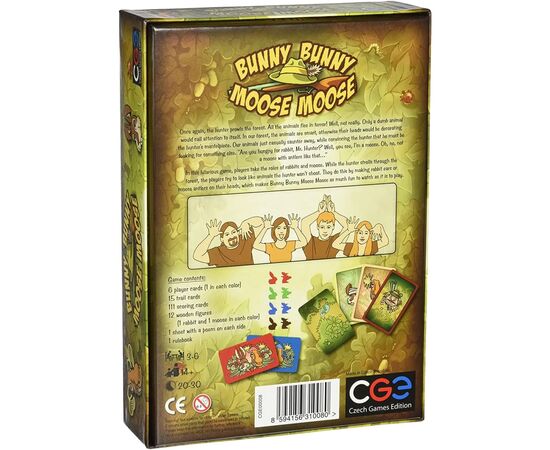Настольная игра Czech Games Edition Bunny Bunny Moose Moose (CGE00008), изображение 3 Настольная игра Czech Games Edition Bunny Bunny Moose Moose (CGE00008), изображение 3