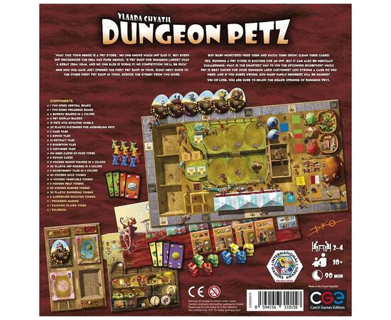 Настольная игра Czech Games Edition Dungeon Petz (CGE00015), изображение 4 Настольная игра Czech Games Edition Dungeon Petz (CGE00015), изображение 4
