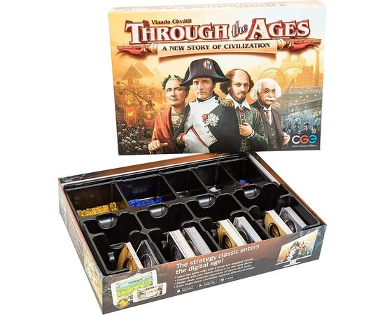 Настольная игра Czech Games Edition Through the Ages: A New Story of Civilization (CGE00032), изображение 2 Настольная игра Czech Games Edition Through the Ages: A New Story of Civilization (CGE00032), изображение 2