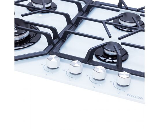 Варочная поверхность Weilor GG 604 WH, изображение 4 Варочная поверхность Weilor GG 604 WH, изображение 4