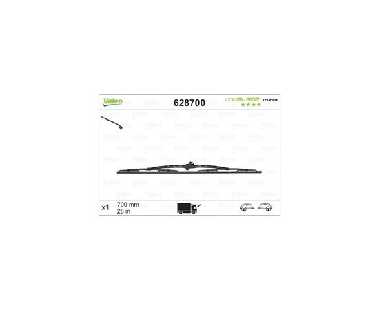Щетка стеклоочистителя Valeo 628700