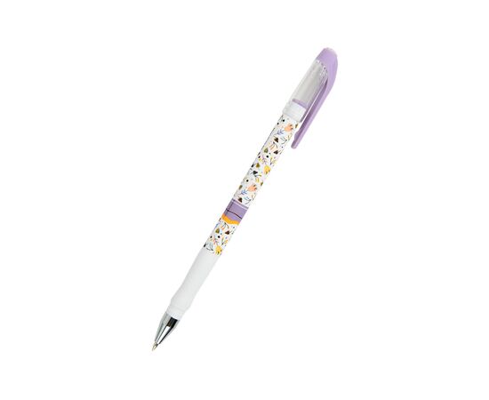 Ручка шариковая Axent Flowers, синяя (AB1049-39-A)