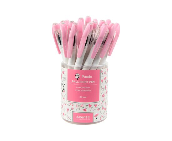 Ручка шариковая Axent Panda, синяя (AB1049-38-A), изображение 4