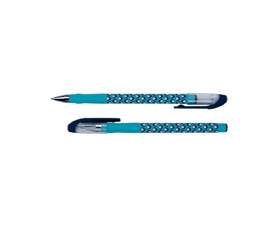 Ручка шариковая Axent Penguins, синяя (AB1049-26-A), изображение 3