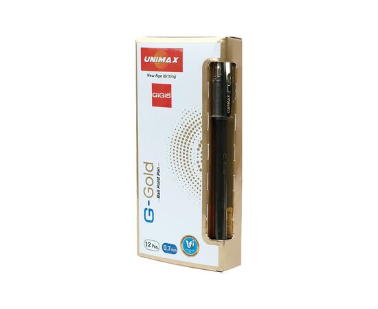 Ручка шариковая Unimax G-Gold, черная (UX-139-01), изображение 3 Ручка шариковая Unimax G-Gold, черная (UX-139-01), изображение 3