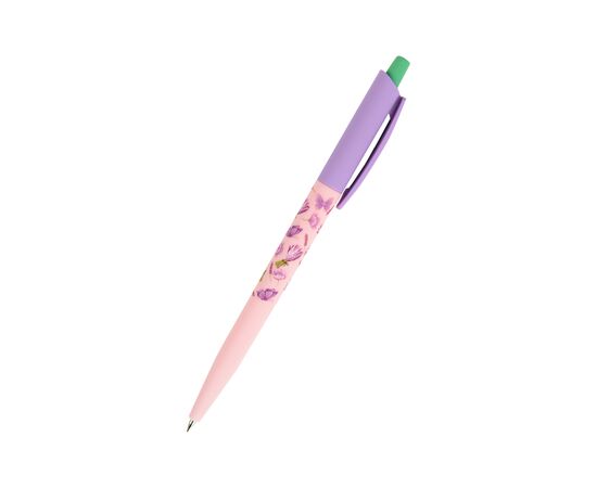 Ручка шариковая Axent автоматическая Lavender, синяя (AB1090-27-A)