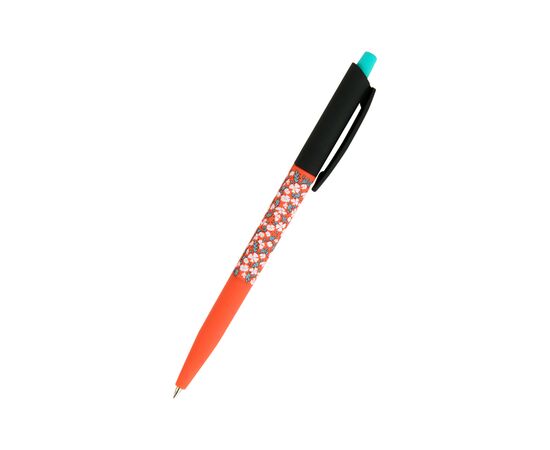 Ручка шариковая Axent автоматическая Red field, синяя (AB1090-32-A)