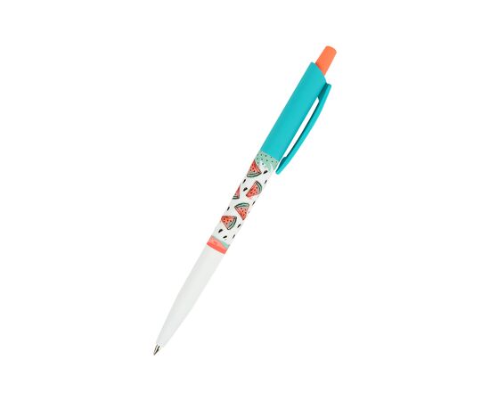 Ручка шариковая Axent автоматическая Watermelon, синяя (AB1090-30-A)