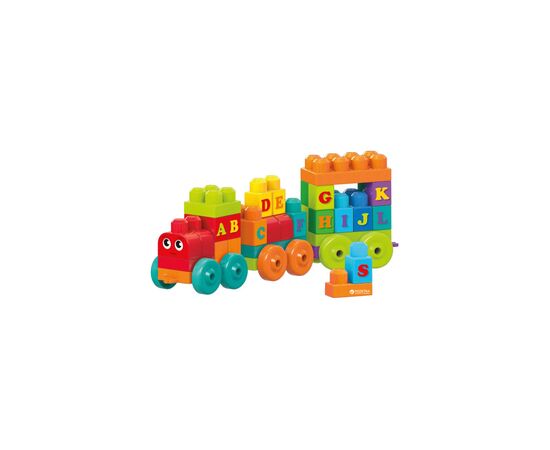 Конструктор Mega Bloks Поезд с буквами (DXH35), изображение 3 Конструктор Mega Bloks Поезд с буквами (DXH35), изображение 3