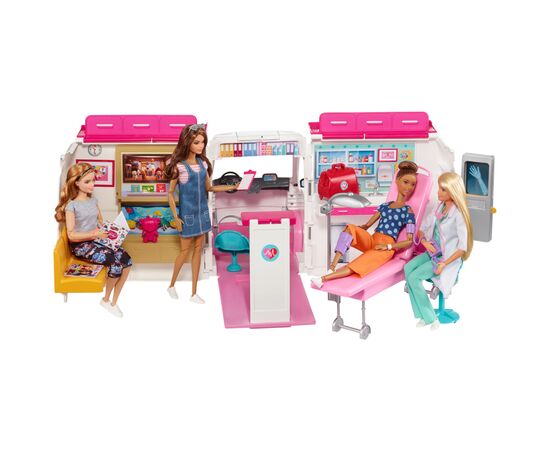 Ігровий набір Barbie Рятувальний центр (FRM19), зображення 5 Ігровий набір Barbie Рятувальний центр (FRM19), зображення 5