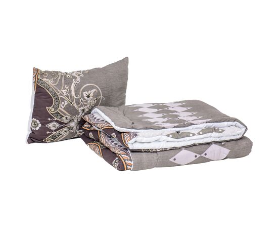 Ковдра MirSon Набір Tencel Зима №3694 Print Line Myrrh (ковдра + подушка середня) 155х215+50х70 (2200004848143)
