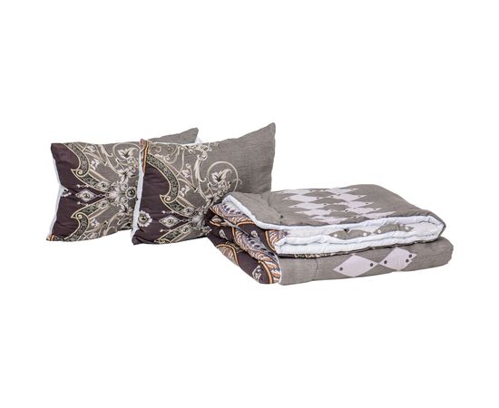 Одеяло MirSon Набор Tencel Зима №3695 Print Line Myrrh (одеяло + 2 подушки средние) 140х205+2х50х70 (2200004821337)