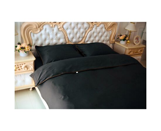 Постельное белье MirSon Сатин Premium Corner Iron grey 175х210 двуспальный (2200001484399), изображение 3 Постельное белье MirSon Сатин Premium Corner Iron grey 175х210 двуспальный (2200001484399), изображение 3