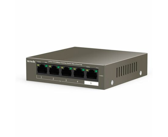 Коммутатор сетевой Tenda TEF1105P-4-63W, изображение 3 Коммутатор сетевой Tenda TEF1105P-4-63W, изображение 3