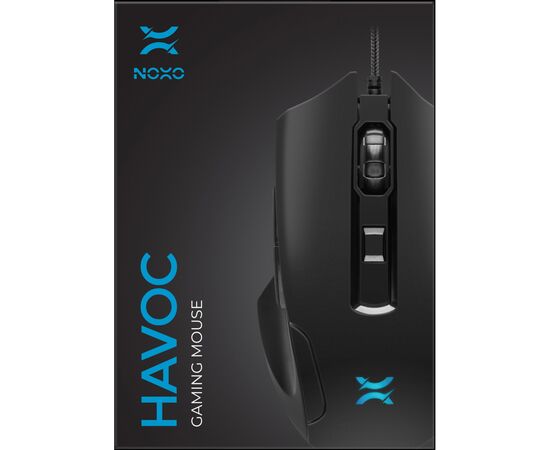 Мишка Noxo Havoc Gaming mouse USB Black (4770070881934), зображення 5 Мишка Noxo Havoc Gaming mouse USB Black (4770070881934), зображення 5