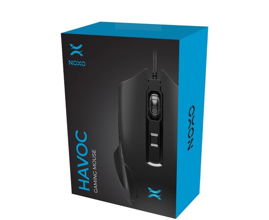 Мишка Noxo Havoc Gaming mouse USB Black (4770070881934), зображення 6 Мишка Noxo Havoc Gaming mouse USB Black (4770070881934), зображення 6