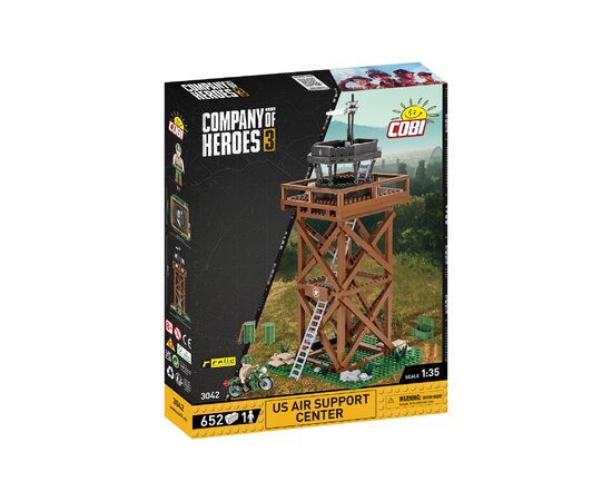 Конструктор Cobi Company of Heroes 3 USA Центр Авіапідтримки, 652 деталі (COBI-3042)