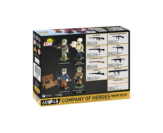 Конструктор Cobi Company of Heroes 3 Компания героев, 60 деталей (COBI-3041), изображение 3 Конструктор Cobi Company of Heroes 3 Компания героев, 60 деталей (COBI-3041), изображение 3