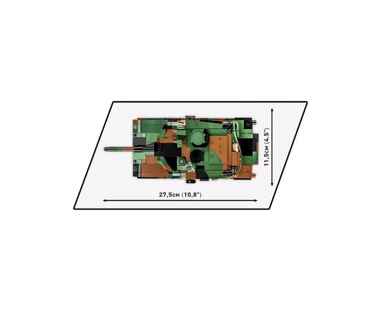 Конструктор Cobi Танк M1A2 SEP v3 Абрамс, 1017 деталей (COBI-2623), изображение 5 Конструктор Cobi Танк M1A2 SEP v3 Абрамс, 1017 деталей (COBI-2623), изображение 5