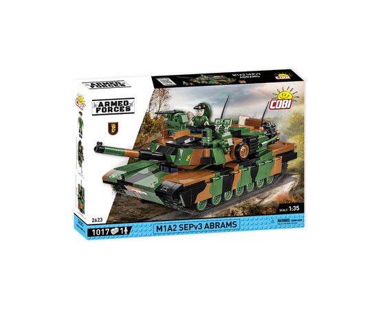Конструктор Cobi Танк M1A2 SEP v3 Абрамс, 1017 деталей (COBI-2623)