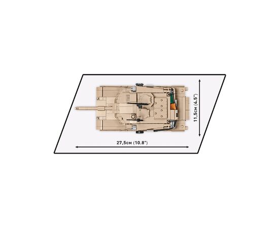 Конструктор Cobi Танк M1A2 Абрамс, 975 деталей (COBI-2622), изображение 5 Конструктор Cobi Танк M1A2 Абрамс, 975 деталей (COBI-2622), изображение 5