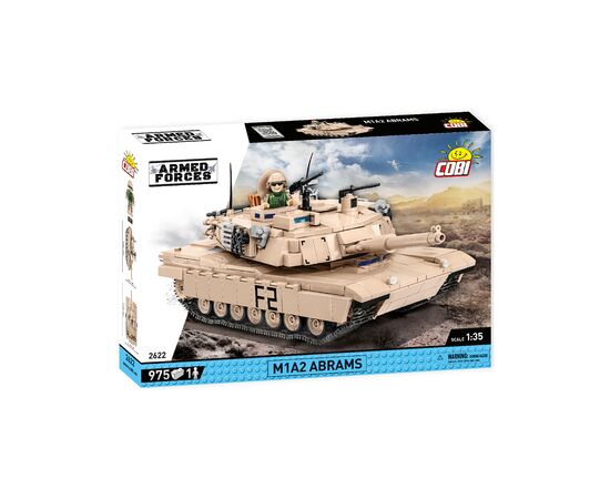 Конструктор Cobi Танк M1A2 Абрамс, 975 деталей (COBI-2622)