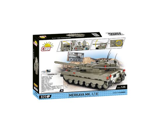 Конструктор Cobi Танк Меркова Mk 1, 825 деталей (COBI-2621), изображение 9 Конструктор Cobi Танк Меркова Mk 1, 825 деталей (COBI-2621), изображение 9