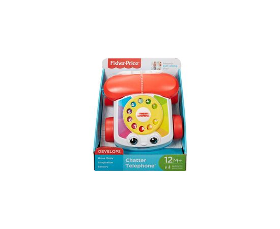 Развивающая игрушка Fisher-Price Іграшка-каталка "Веселий телефон" Fisher-Price (FGW66), изображение 2 Развивающая игрушка Fisher-Price Іграшка-каталка "Веселий телефон" Fisher-Price (FGW66), изображение 2
