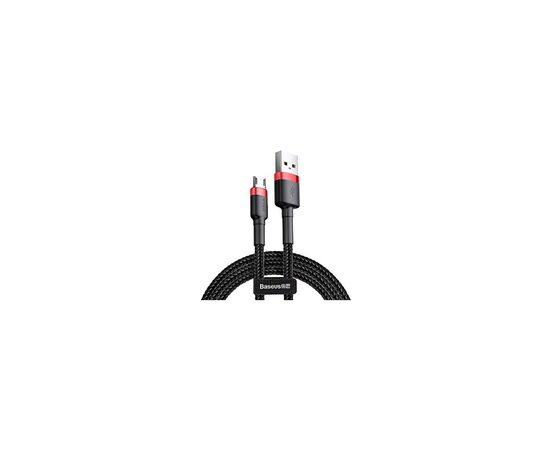 Дата кабель USB 2.0 AM to Micro 5P 2.0m CAMKLF 1.5A black-red Baseus (CAMKLF-C91)
