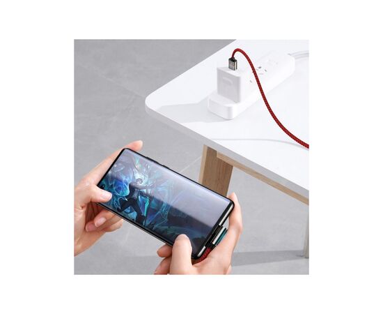 Дата кабель USB 3.1 AM to Type-C 1.0m CATCS 66W 90 Legend Series Elbow Red Baseus (CACS000409), изображение 2 Дата кабель USB 3.1 AM to Type-C 1.0m CATCS 66W 90 Legend Series Elbow Red Baseus (CACS000409), изображение 2